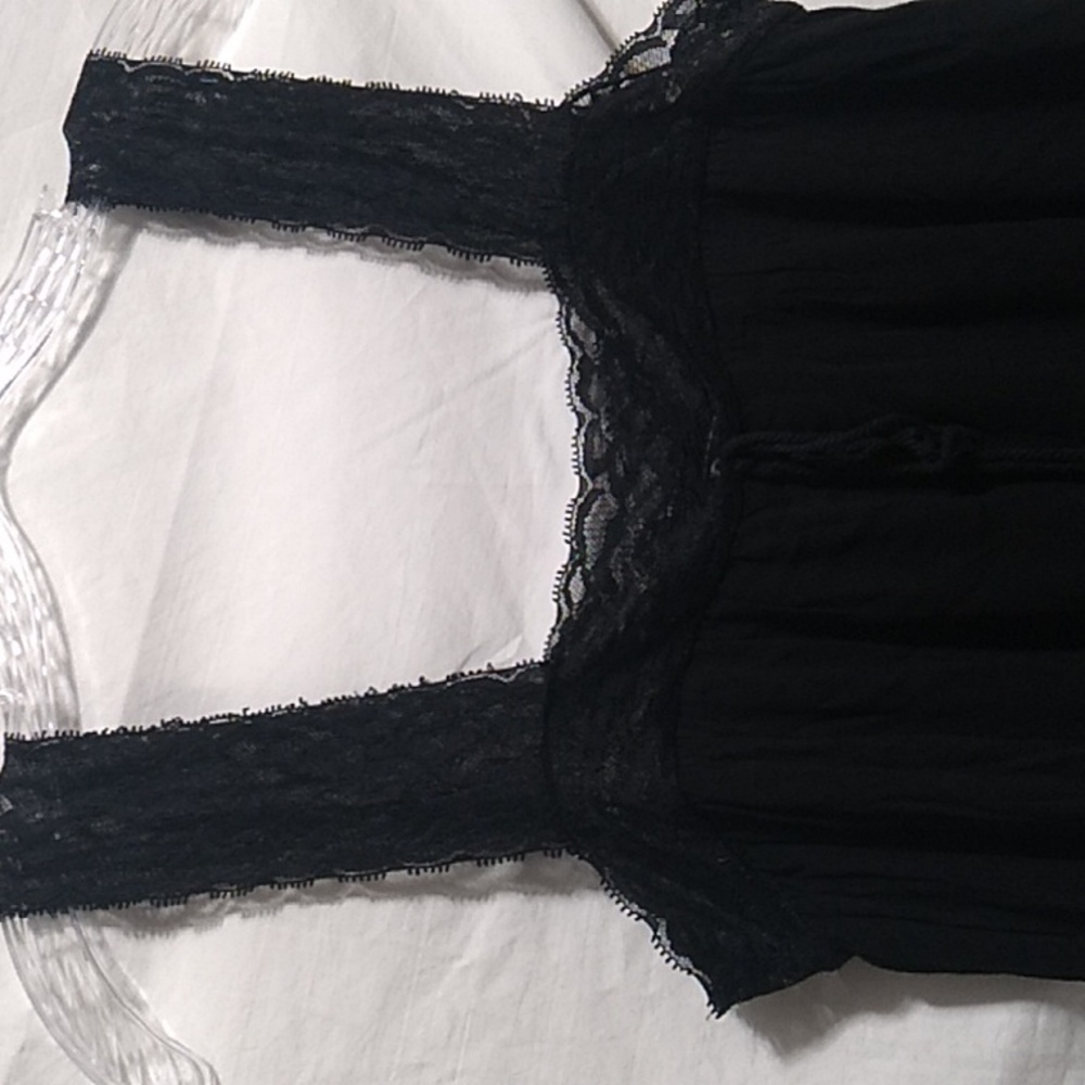 (BX82) SALE! NWOT POL Lace Strap Sleeveless Top Lace Straps - Picture 2 of 10